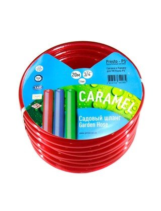 Шланг поливальний Presto-PS силікон садовий Caramel (червоний) діаметр 3/4 дюйма, довжина 20 м (SE-3/4 20) Шланг поливальний Presto-PS силікон садовий Caramel (червоний) діаметр 3/4 дюйма, довжина 20 м (SE-3/4 20)