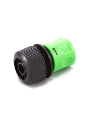Конектор Presto-PS для шланга 3/4 дюйма з аквастопом (4112) Конектор Presto-PS для шланга 3/4 дюйма з аквастопом (4112)