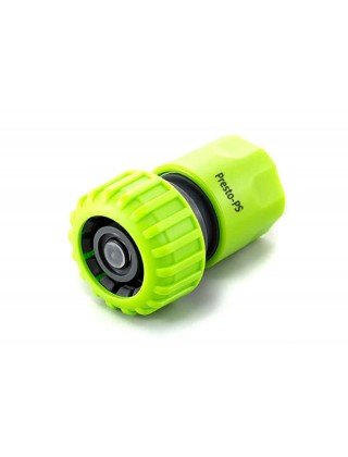 Конектор Presto-PS для шланга 3/4 дюйма з аквастопом (5820G) Конектор Presto-PS для шланга 3/4 дюйма з аквастопом (5820G)