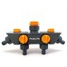 Кран шаровий Presto-PS на 4 виходи з внутрішнім різьбленням 1/2-3/4-1 дюйм (5010)