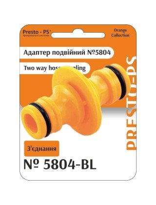 Фітинг Presto-PS з'єднання прохідне для конекторів (5804-BL)